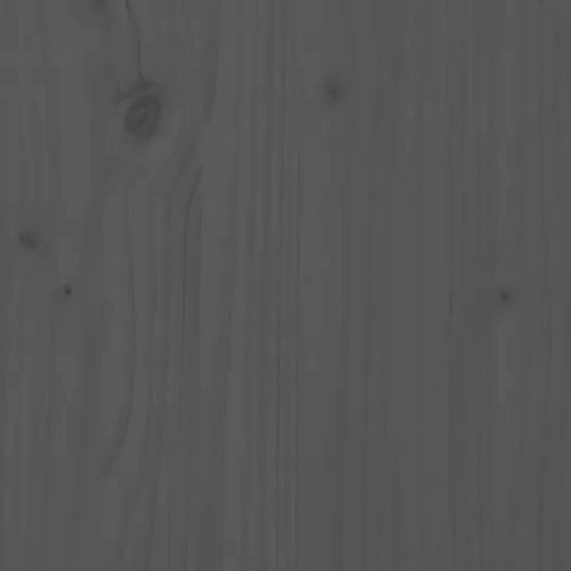 vidaXL Planter Grey 78x78x27 cm Solid Wood Pine