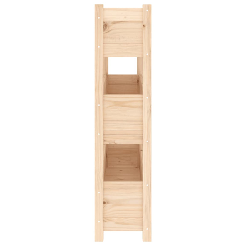vidaXL Planter 112x25x104.5 cm Solid Wood Pine