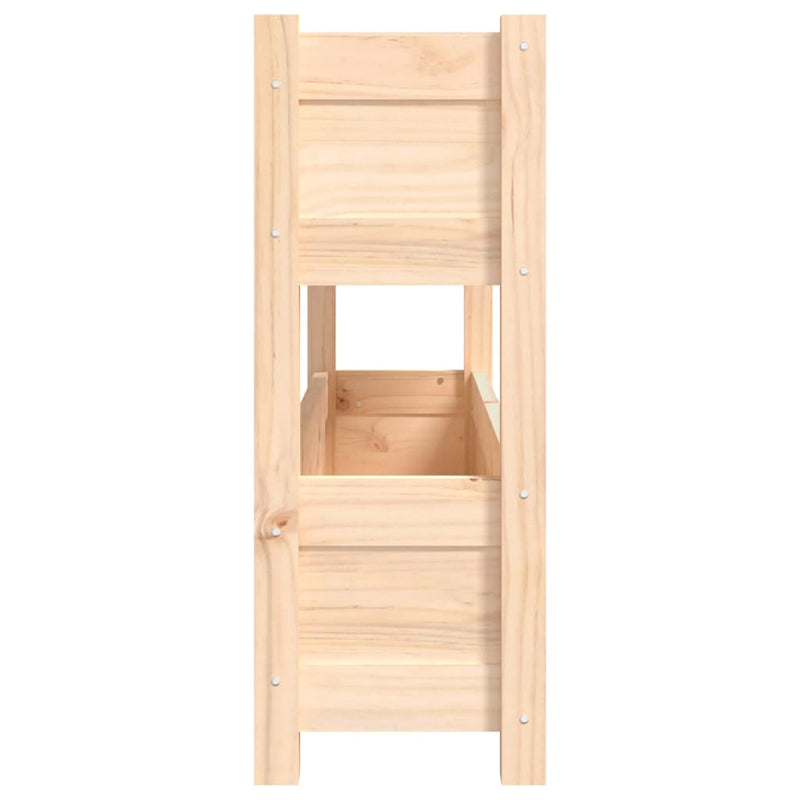 vidaXL Planter 112x25x66 cm Solid Wood Pine