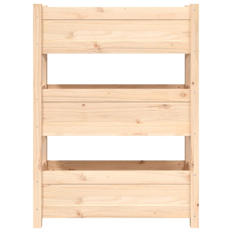 vidaXL Planter 77x25x104.5 cm Solid Wood Pine