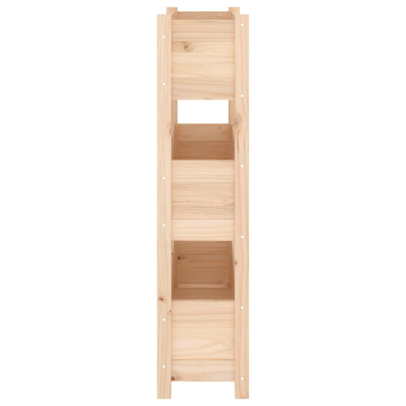 vidaXL Planter 77x25x104.5 cm Solid Wood Pine