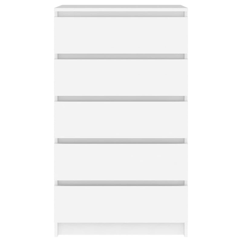 Drawer Cabinet White 60x36x103 cm Engineered Wood