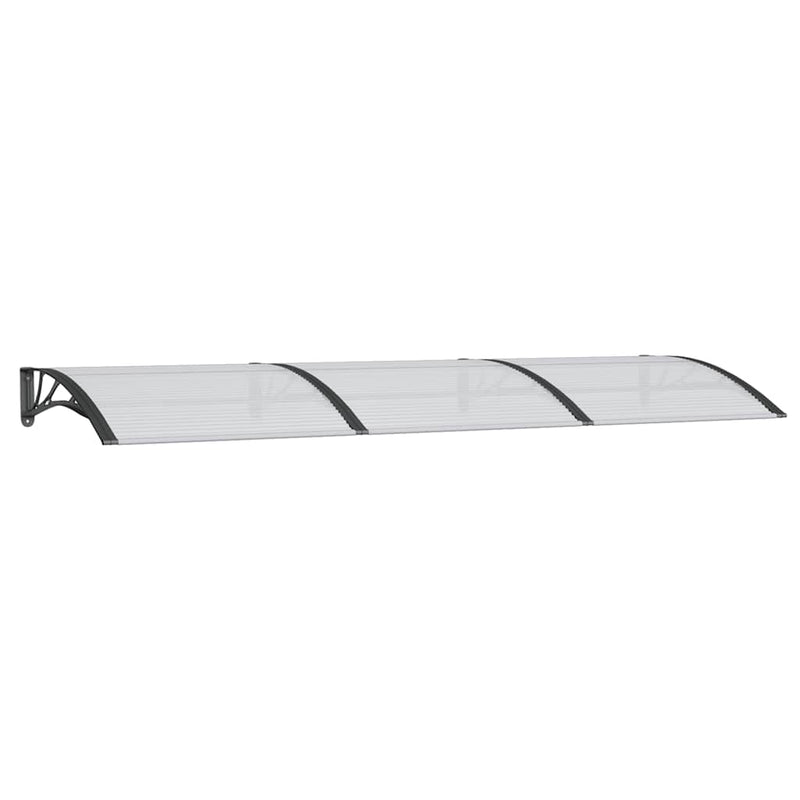 vidaXL Door Canopy Black 300x100 cm Polycarbonate