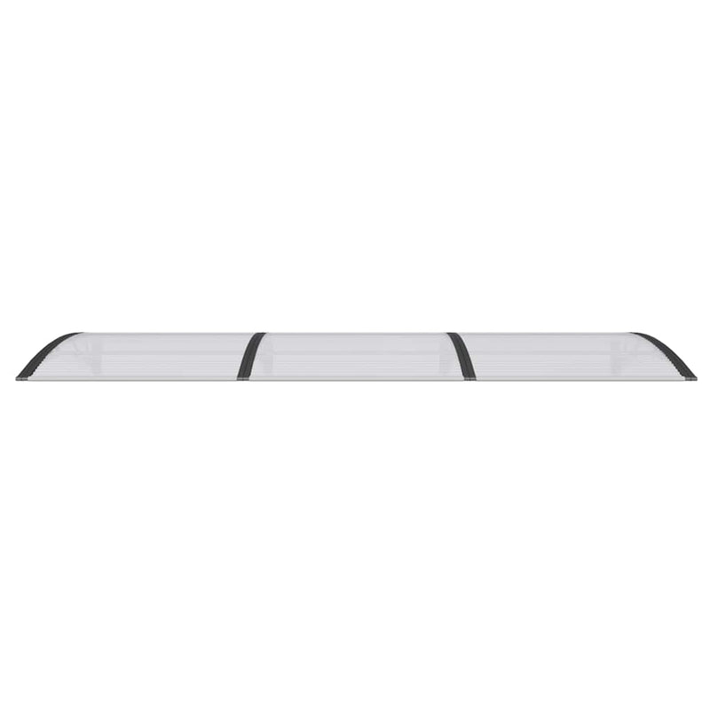 vidaXL Door Canopy Black 300x100 cm Polycarbonate