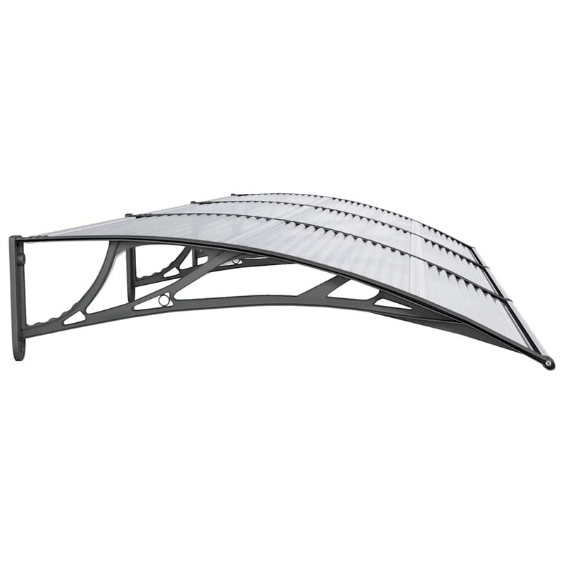 vidaXL Door Canopy Black 300x100 cm Polycarbonate