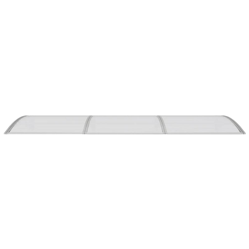 vidaXL Door Canopy Grey 300x100 cm Polycarbonate