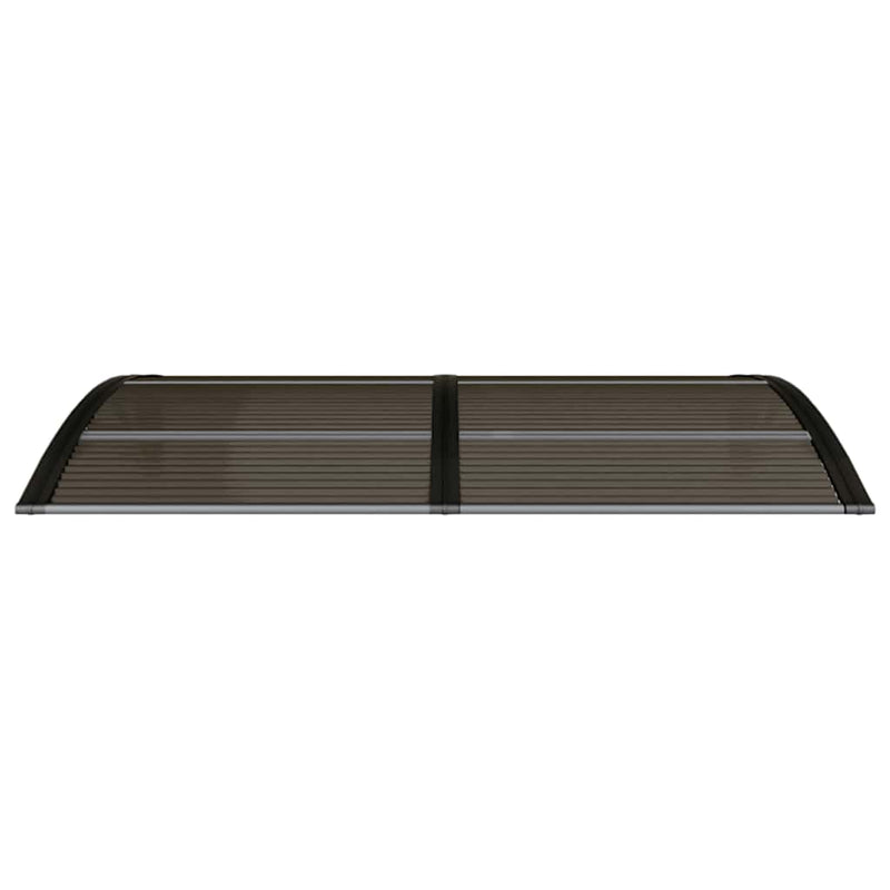 vidaXL Door Canopy Black 150x75 cm Polycarbonate
