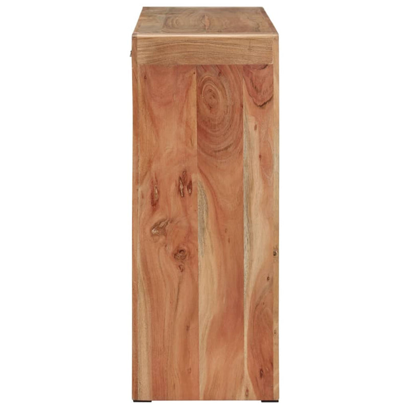 vidaXL Console Table 110x30x76 cm Solid Wood Acacia