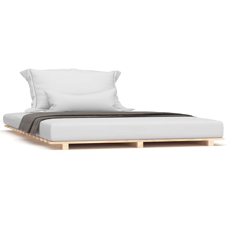 vidaXL Bed Frame without Mattress 150x200 cm Solid Wood Pine