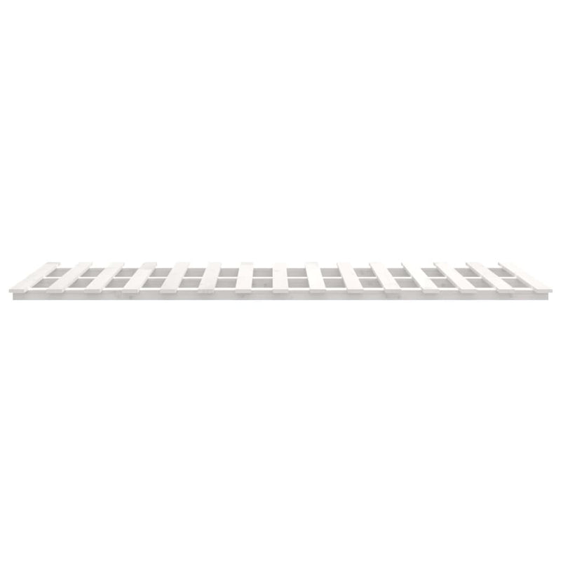 vidaXL Bed Frame without Mattress White 150x200 cm Solid Wood Pine
