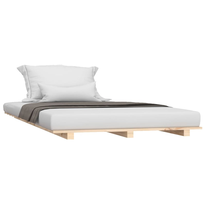 vidaXL Bed Frame without Mattress 90x190 cm Solid Wood Pine