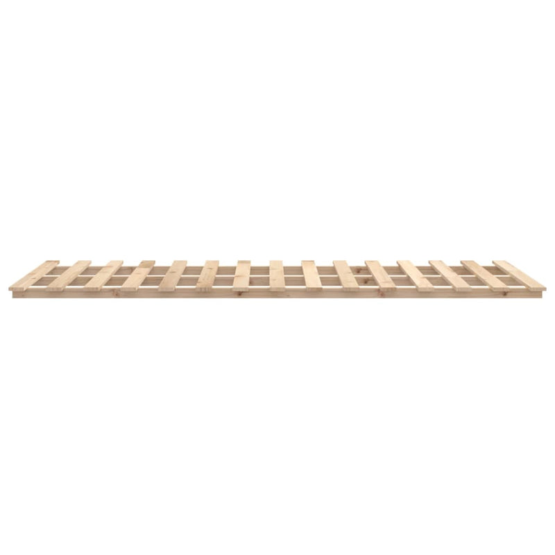 vidaXL Bed Frame without Mattress 135x190 cm Solid Wood Pine