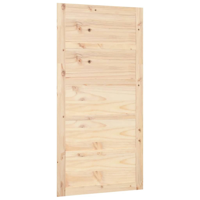 Barn Door 100x1.8x204.5 cm Solid Wood Pine
