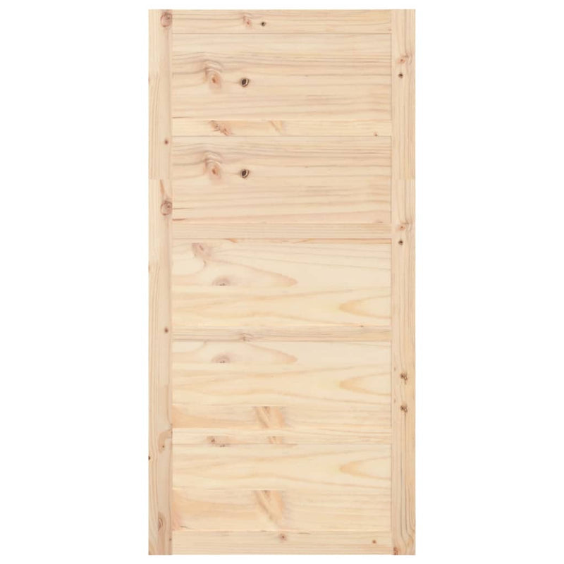Barn Door 100x1.8x204.5 cm Solid Wood Pine