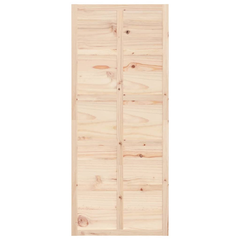 Barn Door 90x1.8x214 cm Solid Wood Pine