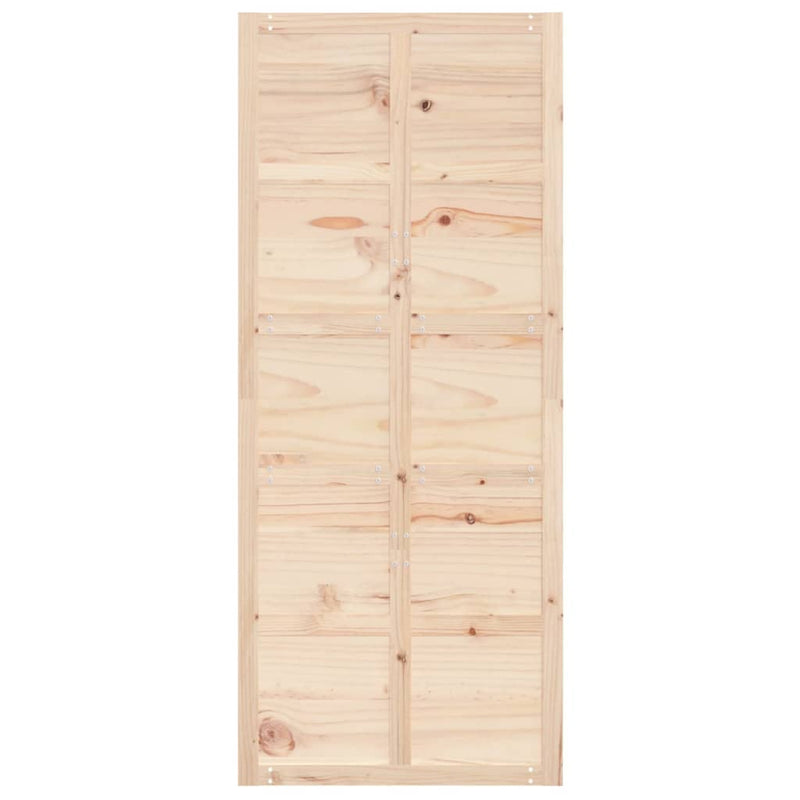 Barn Door 90x1.8x214 cm Solid Wood Pine