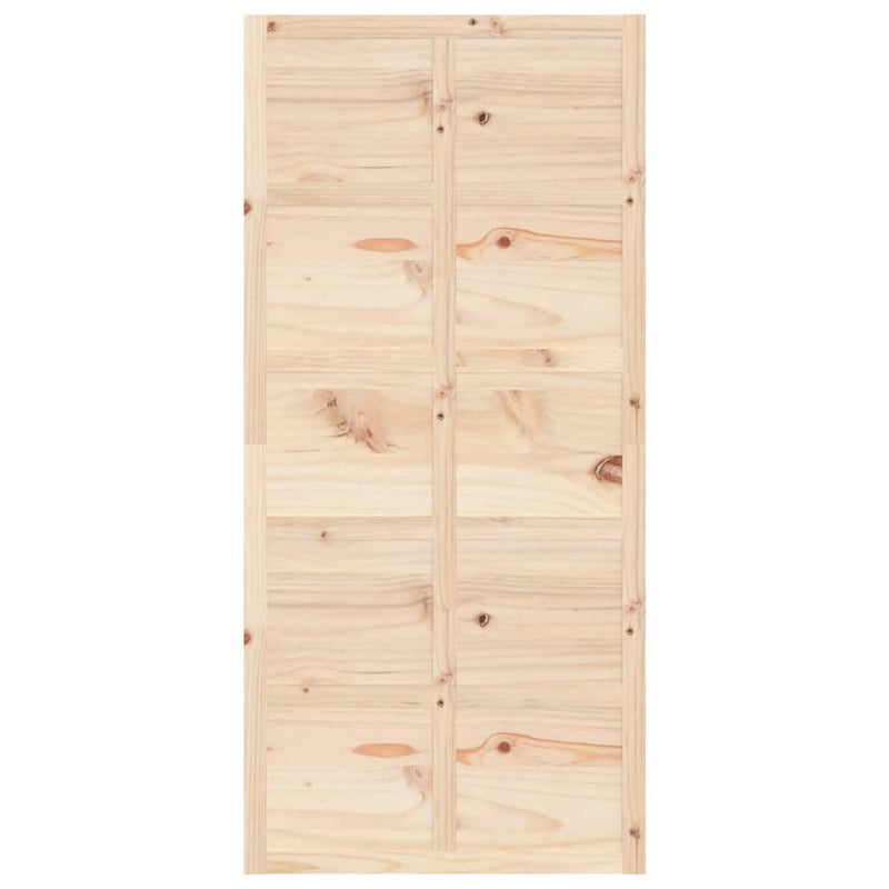 vidaXL Barn Door 100x1.8x214 cm Solid Wood Pine