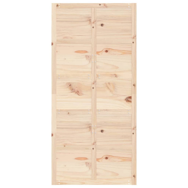 vidaXL Barn Door 100x1.8x214 cm Solid Wood Pine