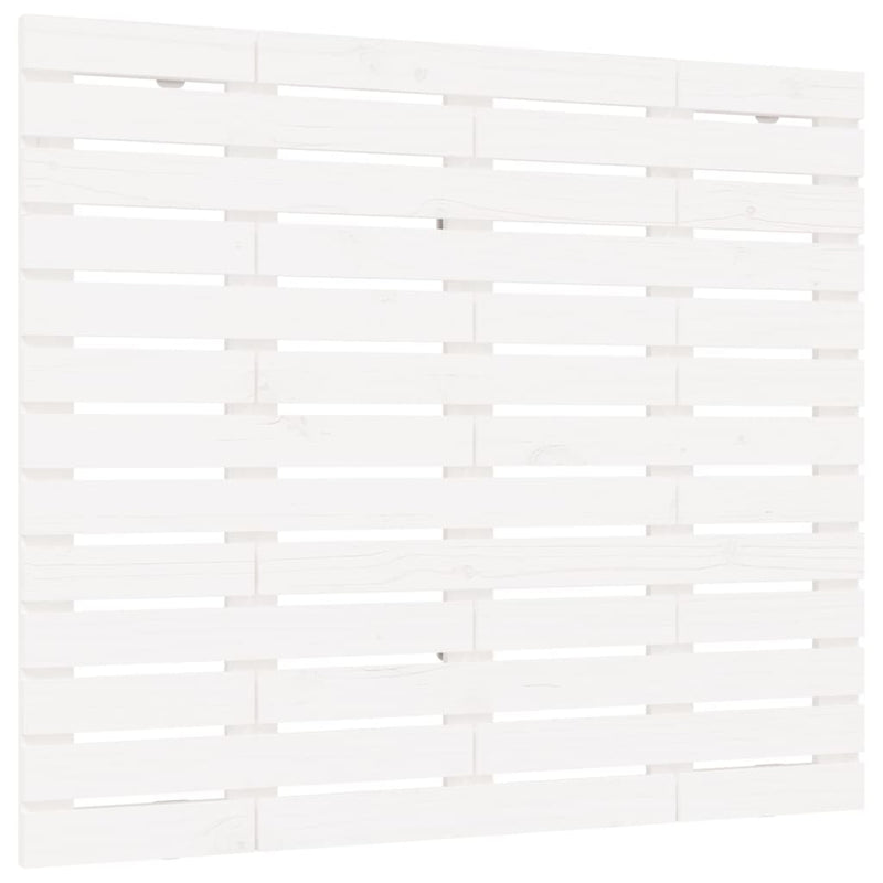 vidaXL Wall Headboard White 141 cm Solid Wood Pine