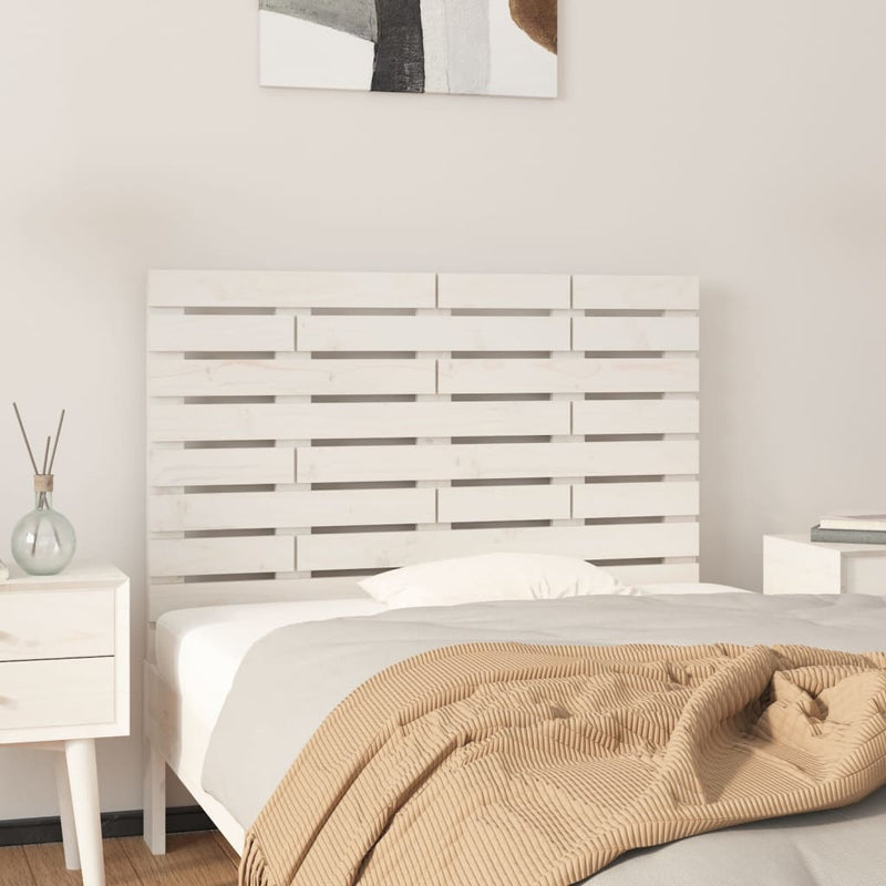 vidaXL Wall Headboard White 96 cm Solid Wood Pine