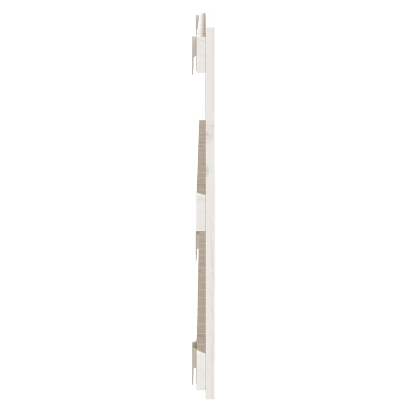 vidaXL Wall Headboard White 95.5 cm Solid Wood Pine