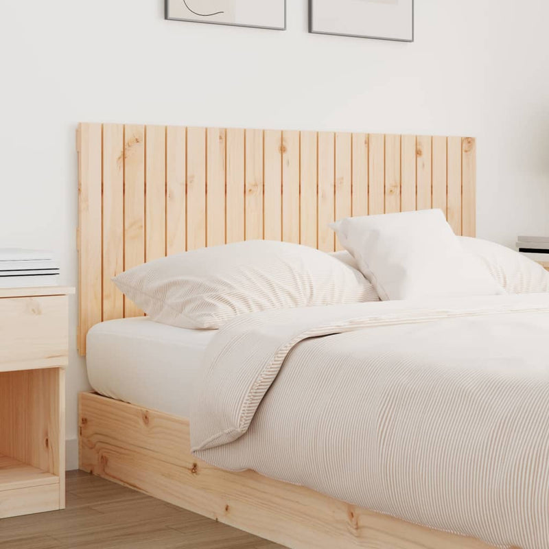 vidaXL Wall Headboard 140 cm Solid Wood Pine