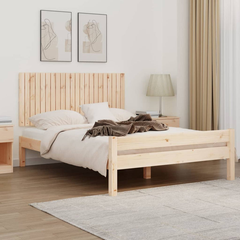 vidaXL Wall Headboard 140 cm Solid Wood Pine