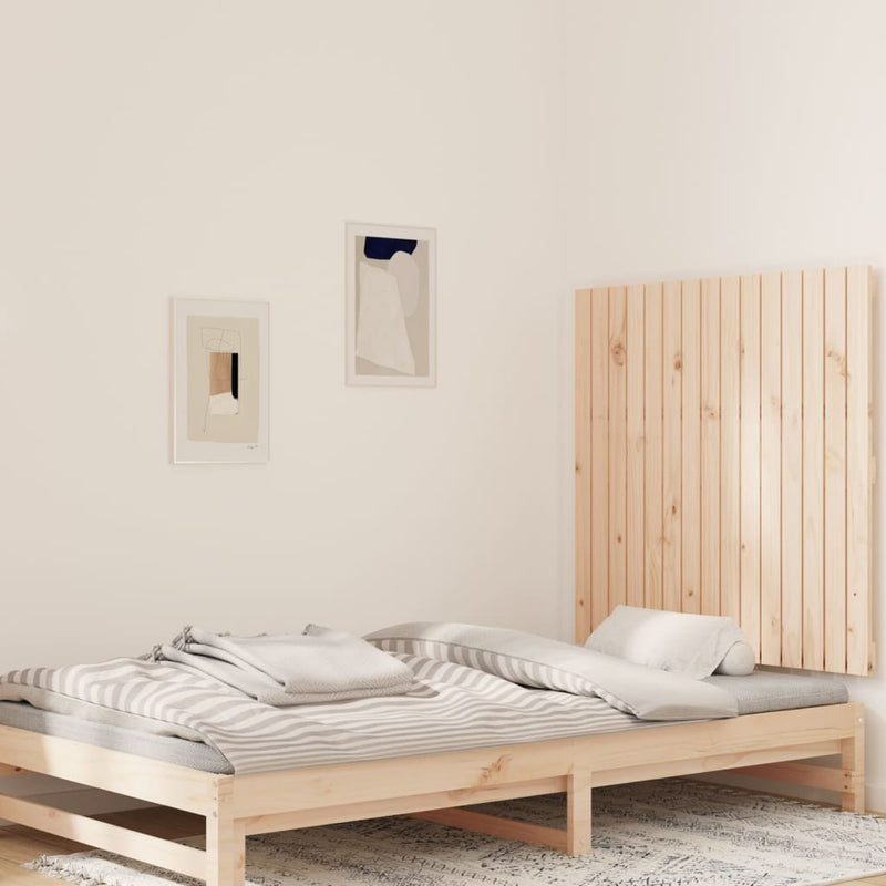 vidaXL Wall Headboard 95.5 cm Solid Wood Pine