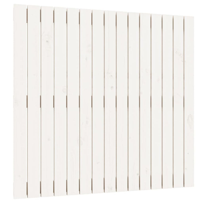 vidaXL Wall Headboard White 95.5 cm Solid Wood Pine