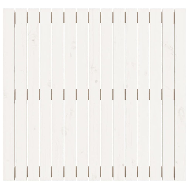 vidaXL Wall Headboard White 95.5 cm Solid Wood Pine