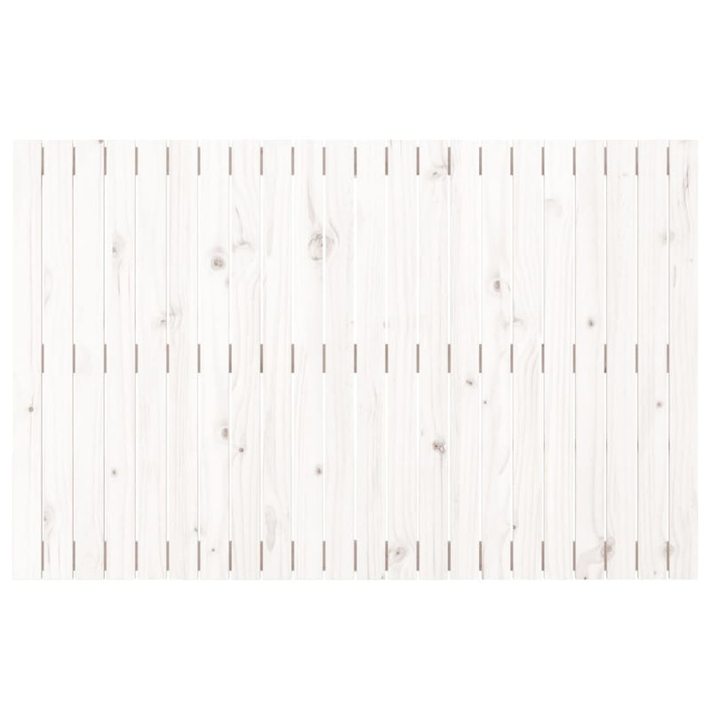 vidaXL Wall Headboard White 140 cm Solid Wood Pine