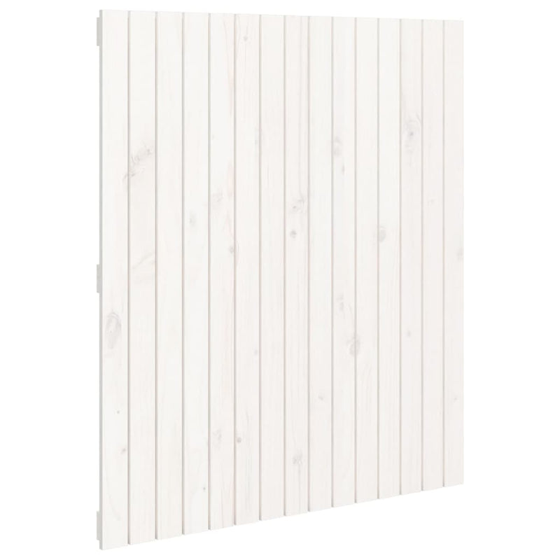 vidaXL Wall Headboard White 95.5 cm Solid Wood Pine