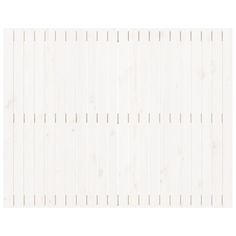 vidaXL Wall Headboard White 140 cm Solid Wood Pine