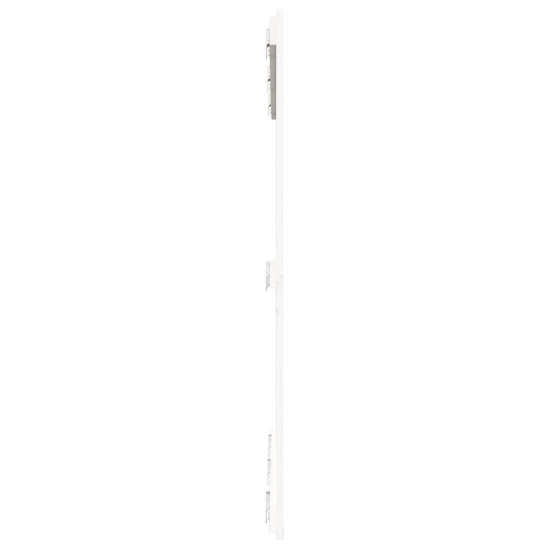 vidaXL Wall Headboard White 140 cm Solid Wood Pine