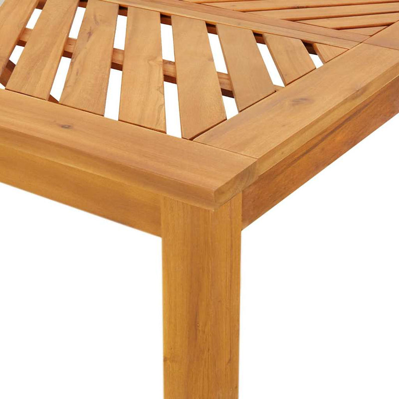 vidaXL Garden Dining Set 3 pcs Brown Solid Acacia Wood