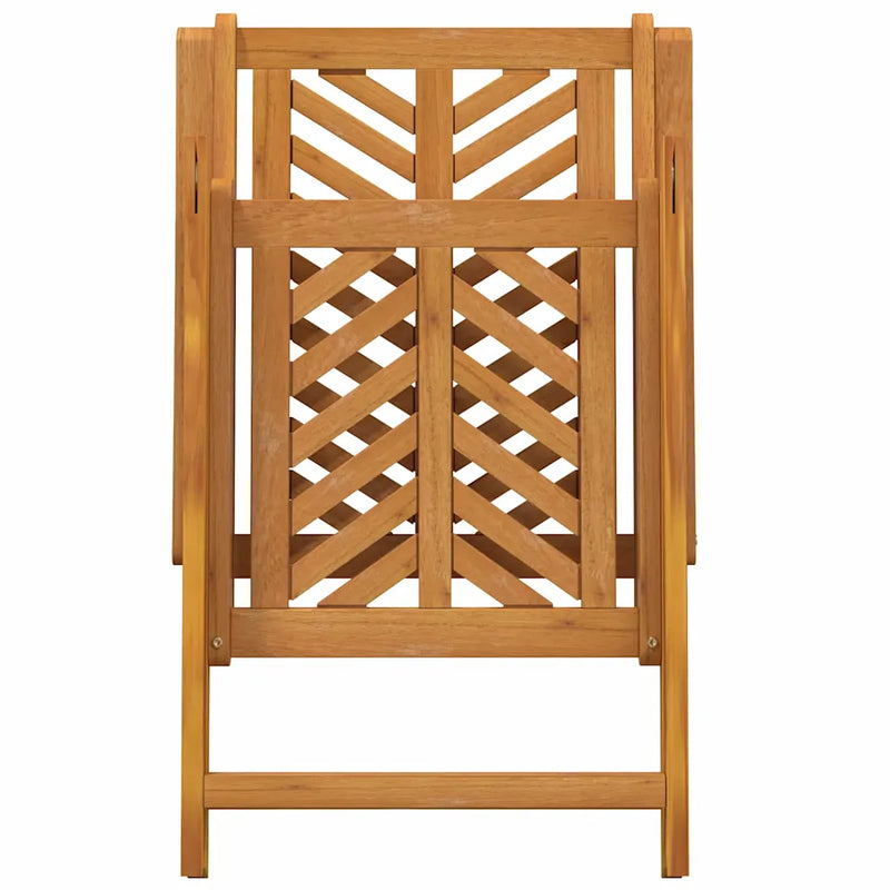 Garden Dining Set 3 pcs Brown Solid Acacia Wood