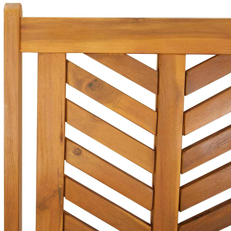 vidaXL Garden Dining Set 7 pcs Brown 150 x 90 x 74 cm