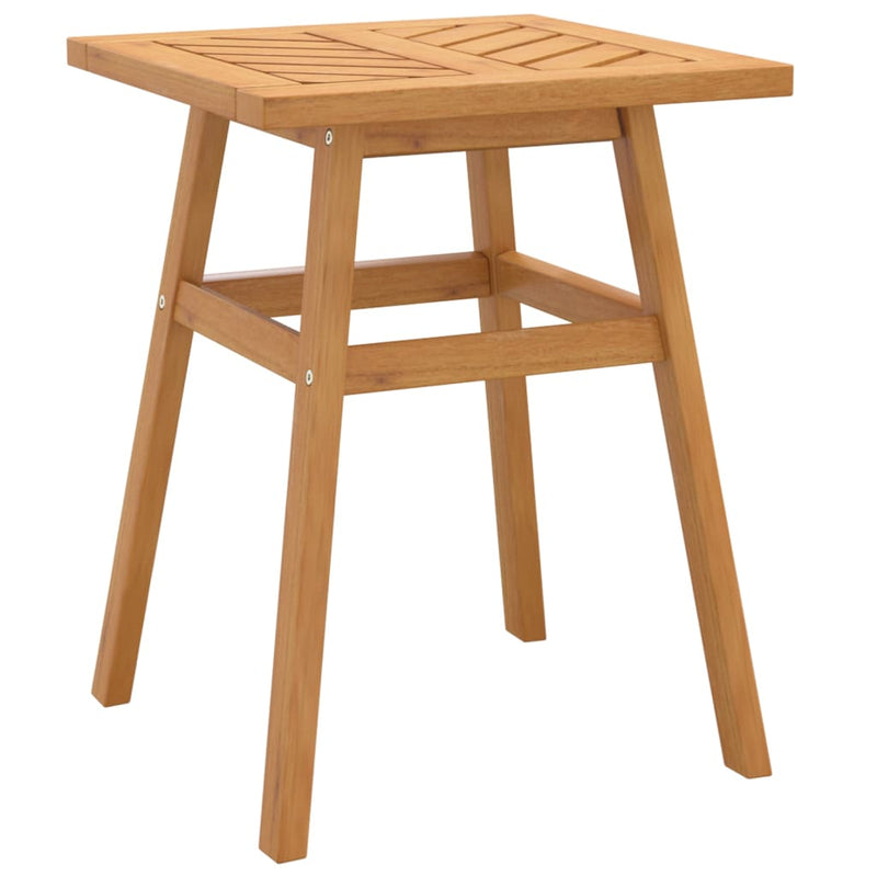 vidaXL Side Table 45x45x60 cm Solid Wood Acacia