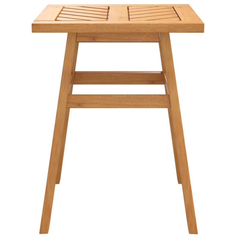 vidaXL Side Table 45x45x60 cm Solid Wood Acacia