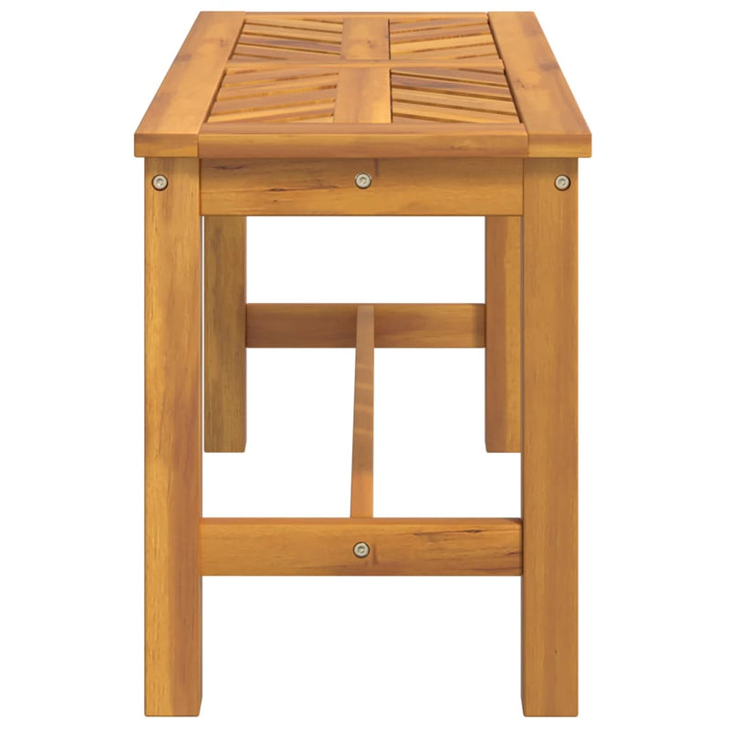 vidaXL Garden Bench 80 cm Solid Wood Acacia