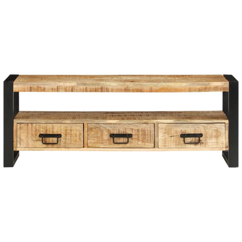 vidaXL TV Cabinet 120x30x45 cm Solid Wood Mango