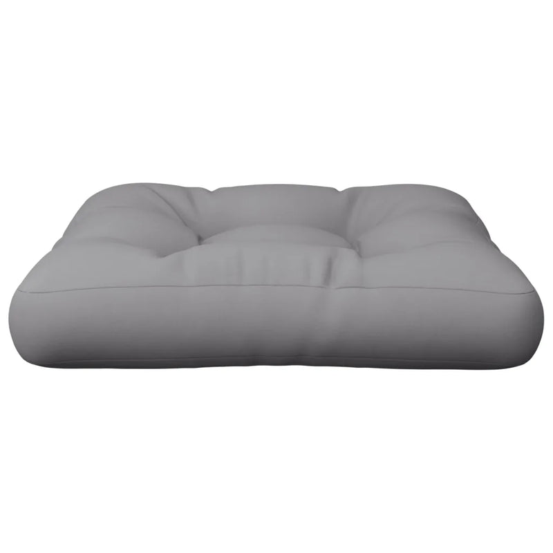 Pallet Cushion Grey 50x50x12 cm Fabric