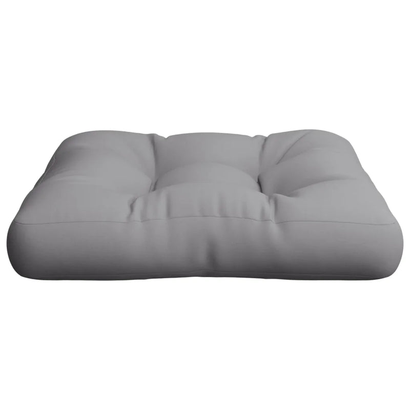 Pallet Cushion Grey 50x50x12 cm Fabric