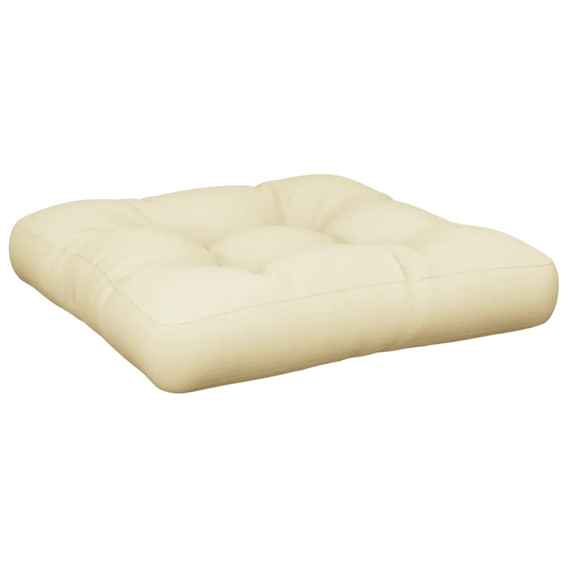 Pallet Cushion Cream 50x50x12 cm Fabric