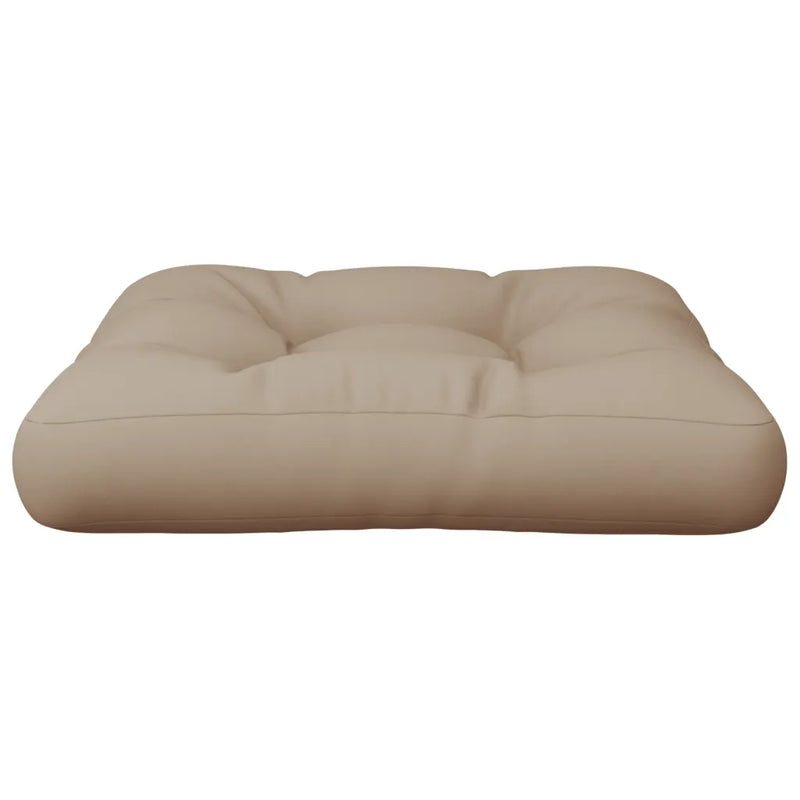 Pallet Cushion Taupe 50x50x12 cm Fabric