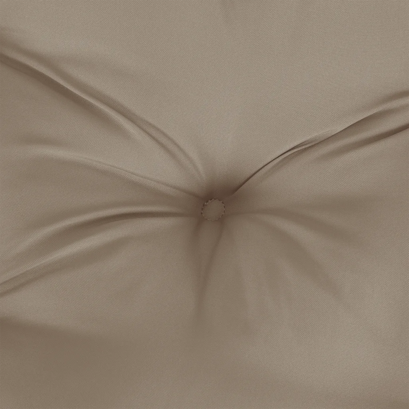 Pallet Cushion Taupe 50x50x12 cm Fabric