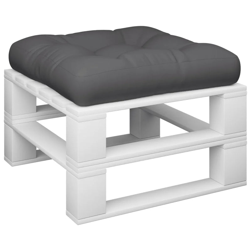 Pallet Cushion Anthracite 60x60x12 cm Fabric