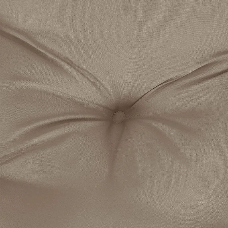 Pallet Cushion Taupe 60x60x12 cm Fabric