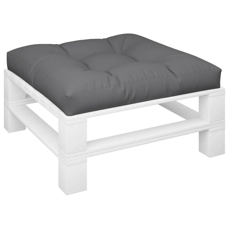 Pallet Cushion Anthracite 70x70x12 cm Fabric