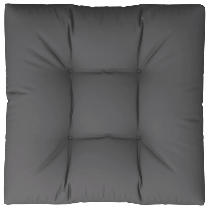 Pallet Cushion Anthracite 70x70x12 cm Fabric
